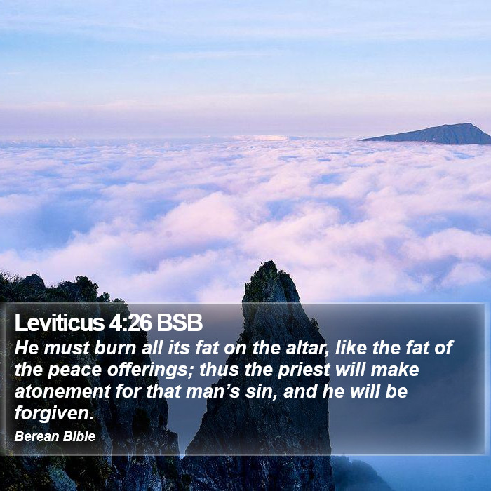 Leviticus 4:26 BSB Bible Study