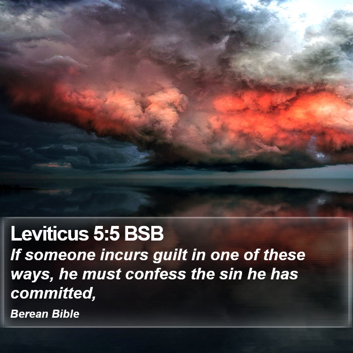 Leviticus 5:5 BSB Bible Study