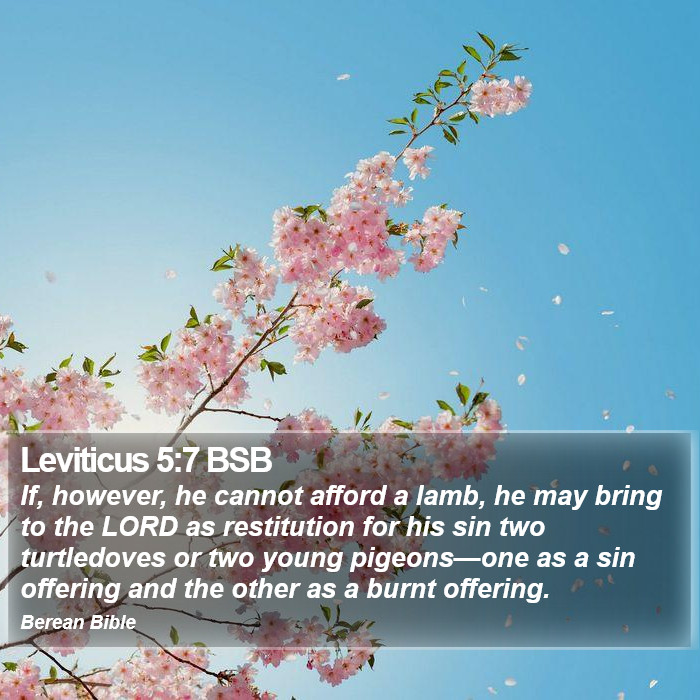 Leviticus 5:7 BSB Bible Study