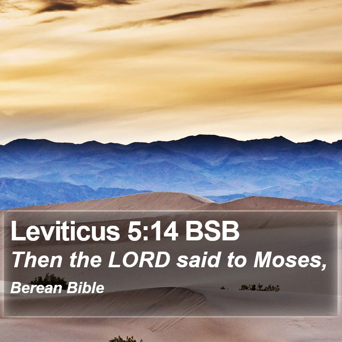 Leviticus 5:14 BSB Bible Study