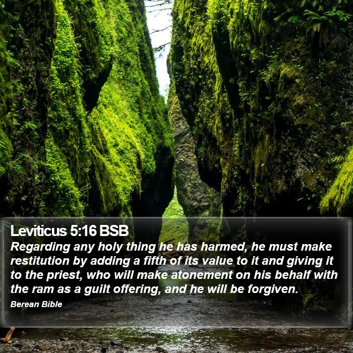 Leviticus 5:16 BSB Bible Study