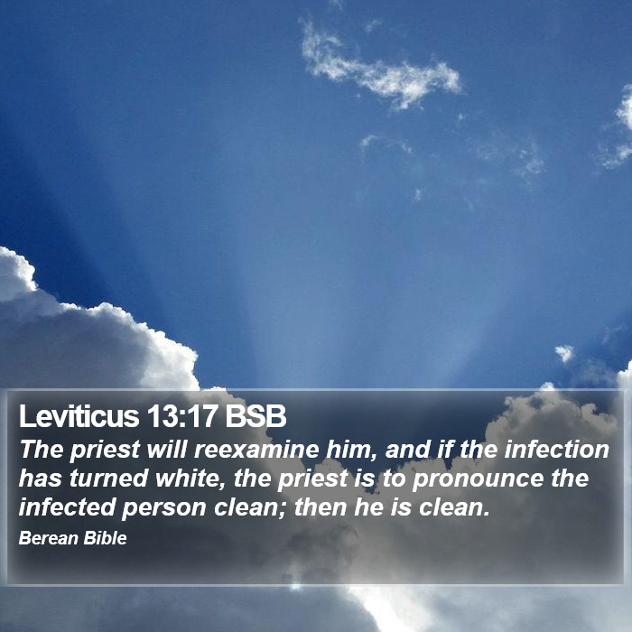 Leviticus 13:17 BSB Bible Study