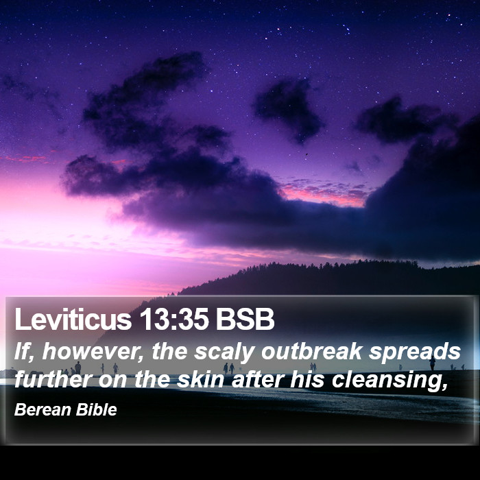 Leviticus 13:35 BSB Bible Study