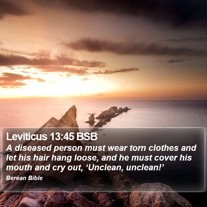 Leviticus 13:45 BSB Bible Study