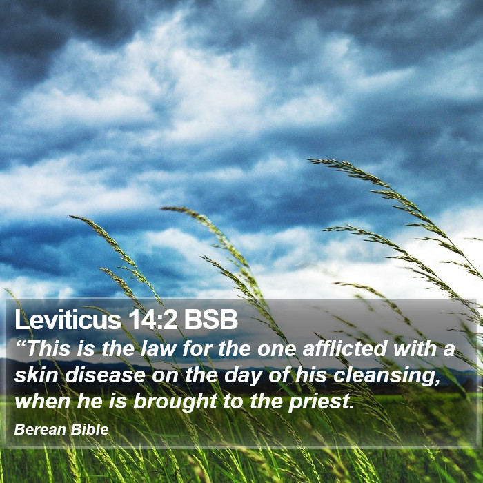 Leviticus 14:2 BSB Bible Study