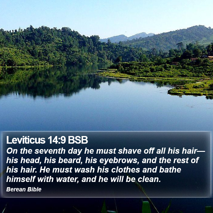 Leviticus 14:9 BSB Bible Study