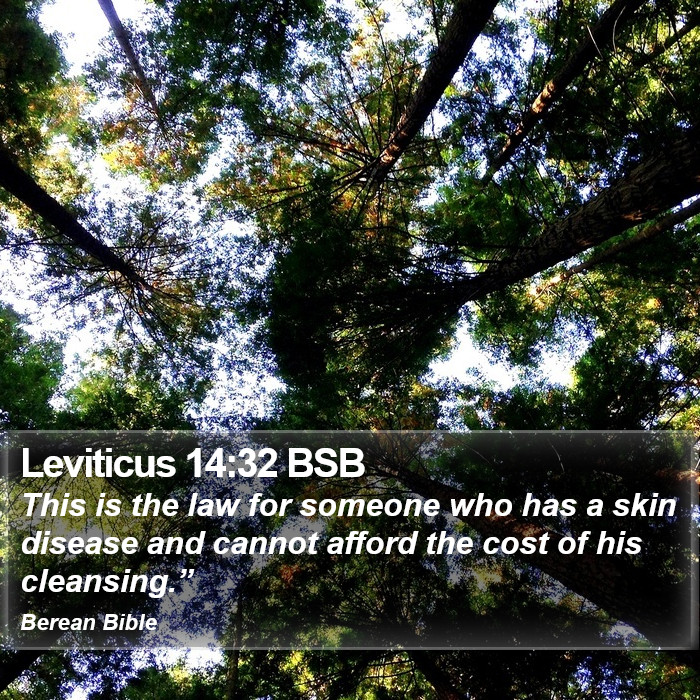 Leviticus 14:32 BSB Bible Study