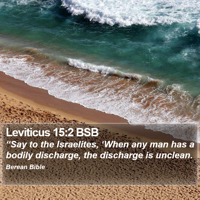 Leviticus 15:2 BSB Bible Study