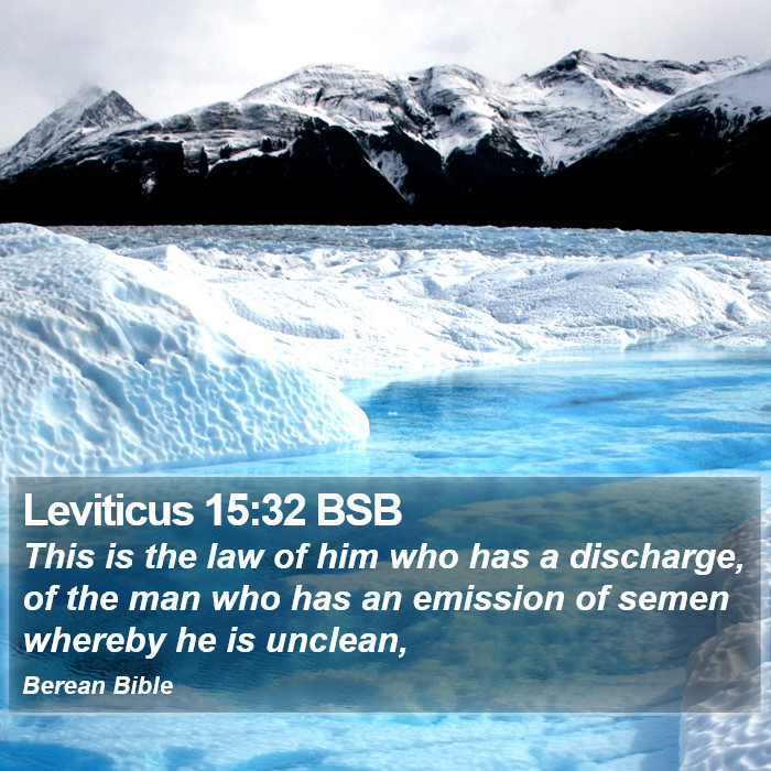 Leviticus 15:32 BSB Bible Study