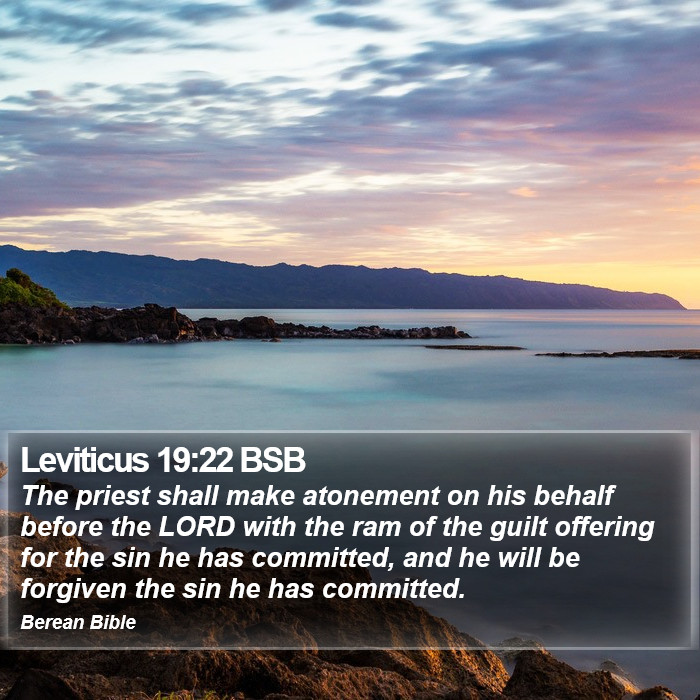 Leviticus 19:22 BSB Bible Study