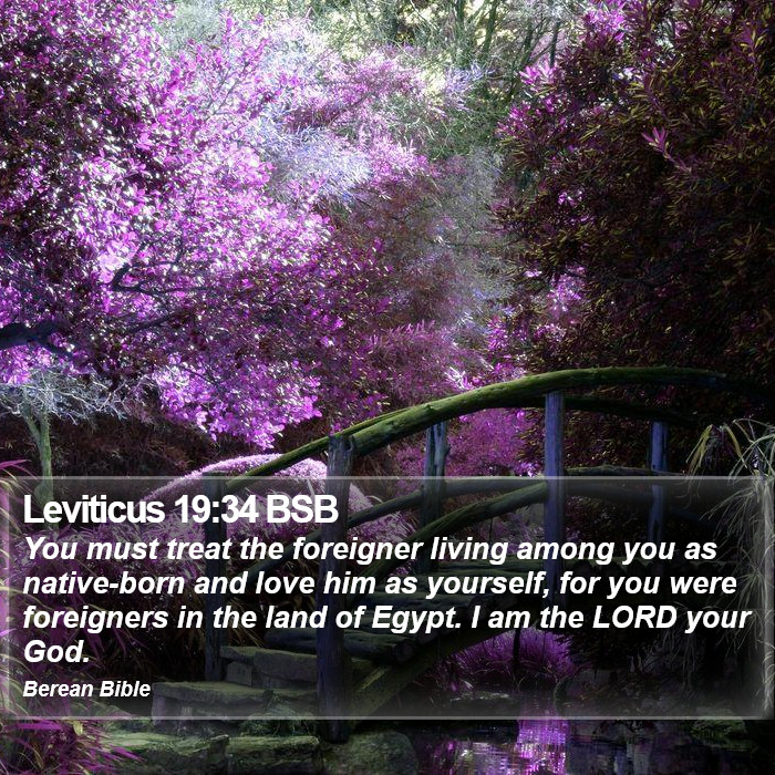 Leviticus 19:34 BSB Bible Study