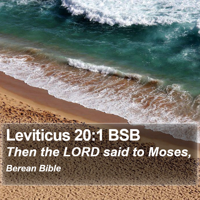 Leviticus 20:1 BSB Bible Study