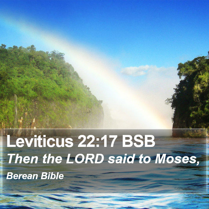 Leviticus 22:17 BSB Bible Study