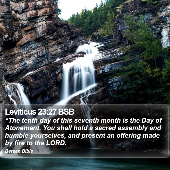 Leviticus 23:27 BSB Bible Study