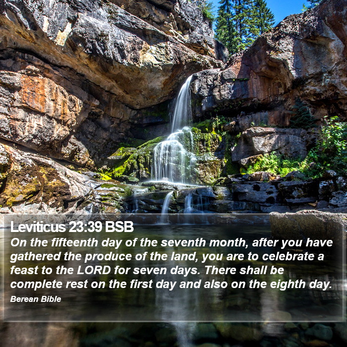 Leviticus 23:39 BSB Bible Study