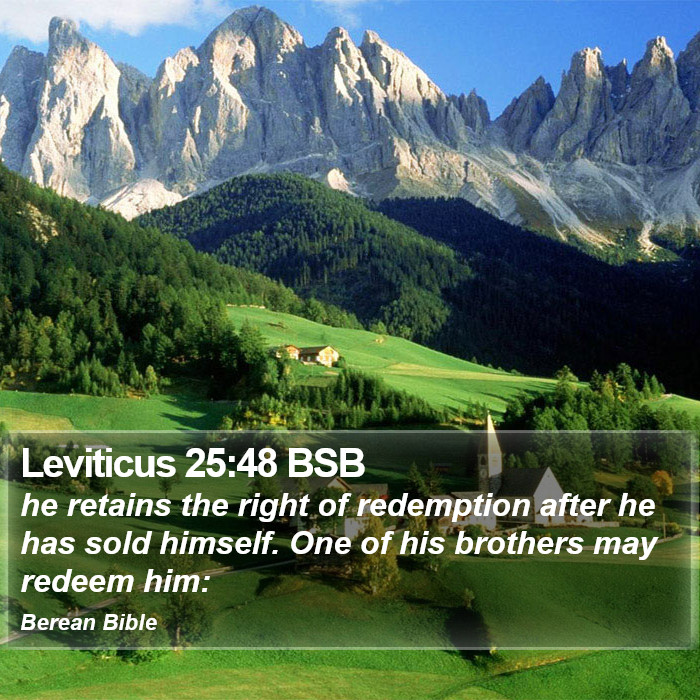 Leviticus 25:48 BSB Bible Study