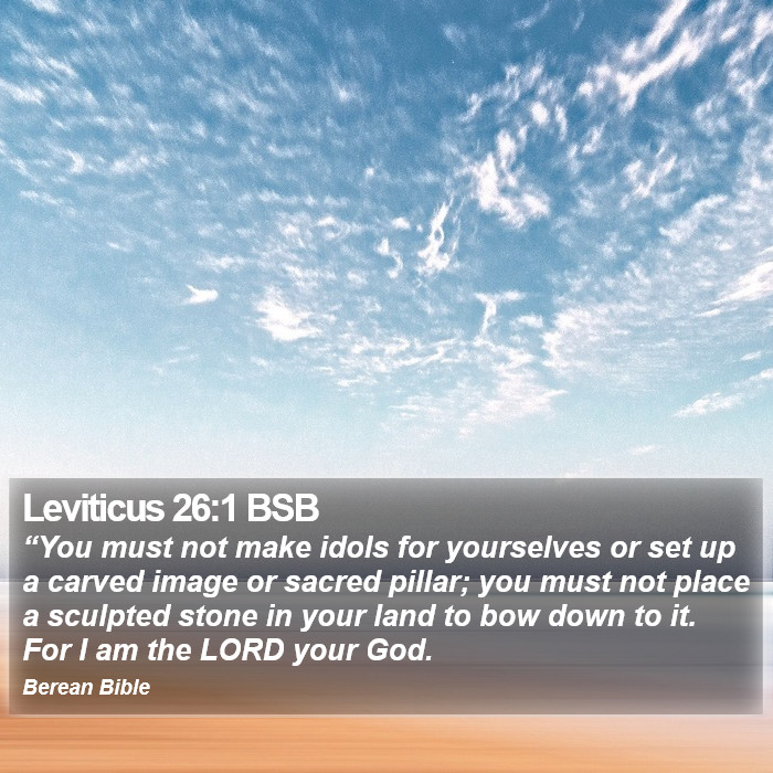 Leviticus 26:1 BSB Bible Study