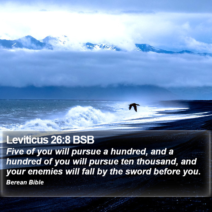 Leviticus 26:8 BSB Bible Study