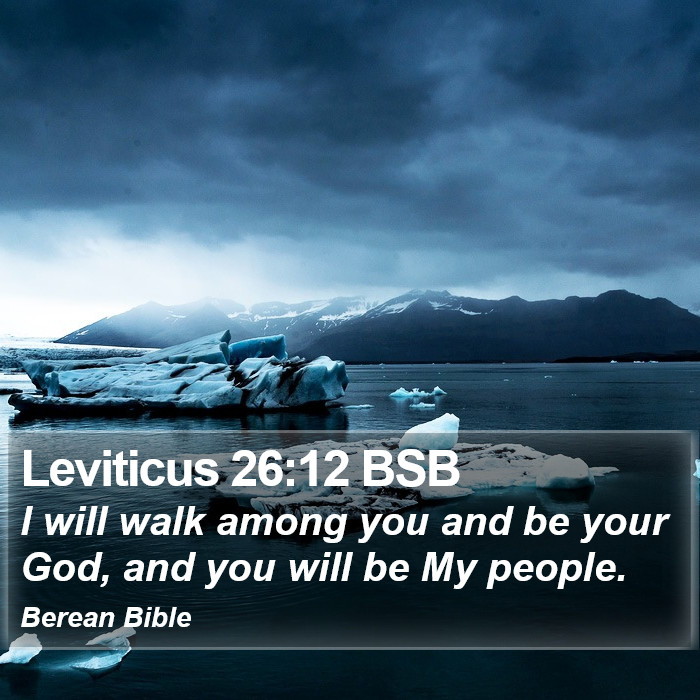 Leviticus 26:12 BSB Bible Study