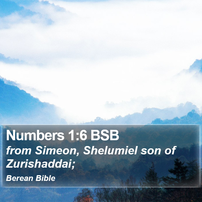 Numbers 1:6 BSB Bible Study