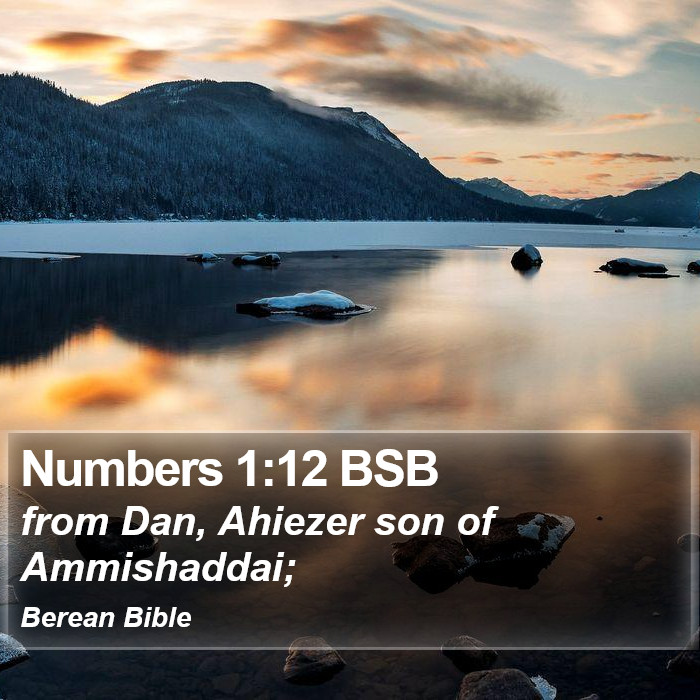 Numbers 1:12 BSB Bible Study