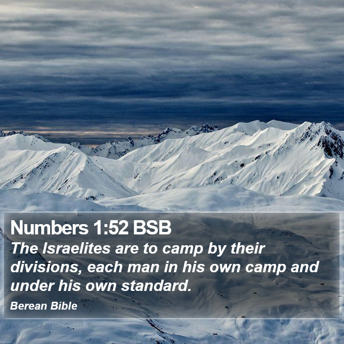 Numbers 1:52 BSB Bible Study