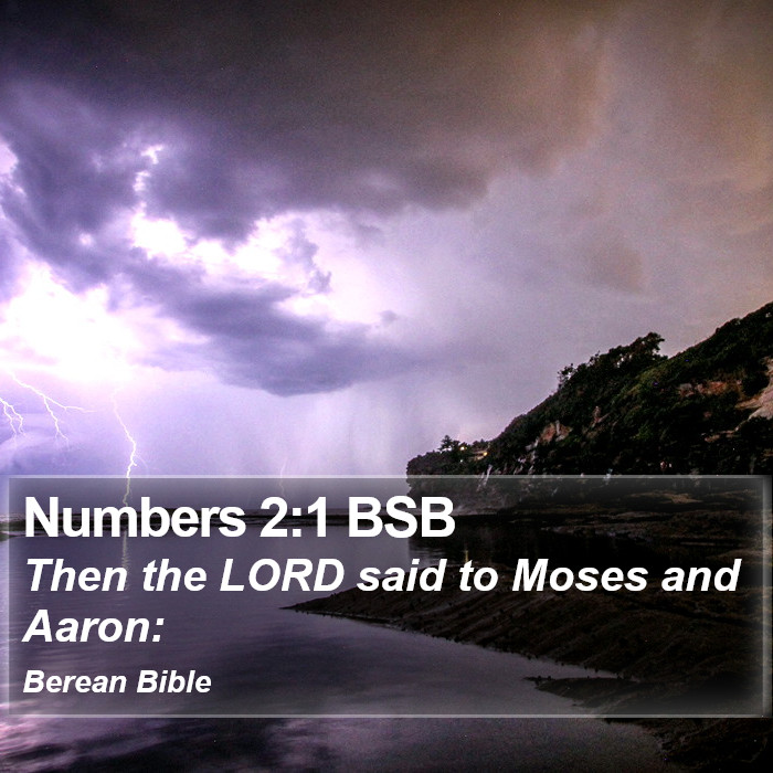 Numbers 2:1 BSB Bible Study