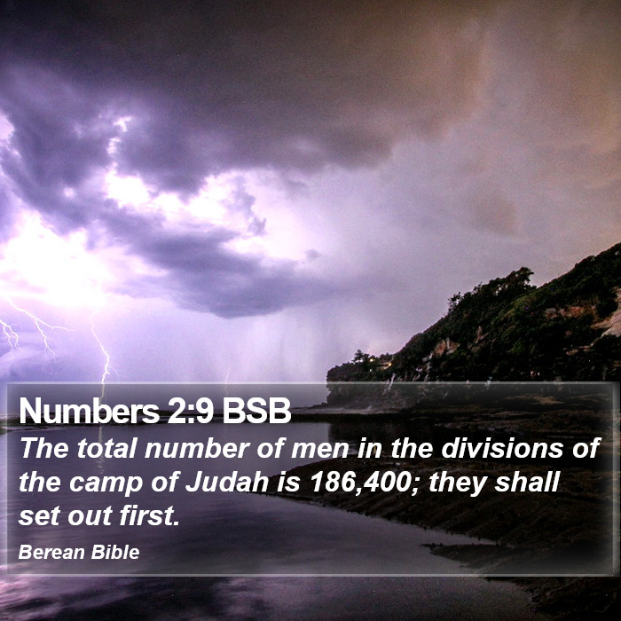 Numbers 2:9 BSB Bible Study