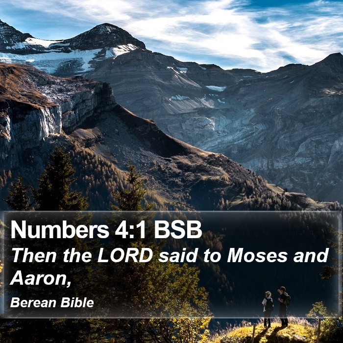 Numbers 4:1 BSB Bible Study