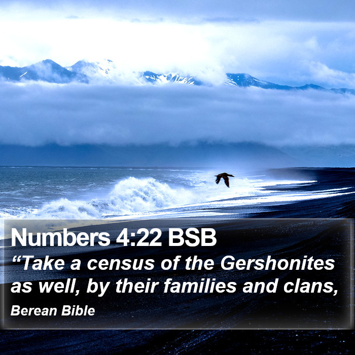 Numbers 4:22 BSB Bible Study