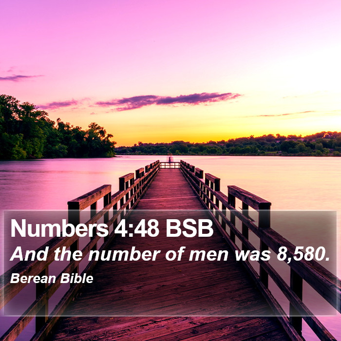 Numbers 4:48 BSB Bible Study