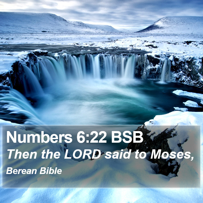 Numbers 6:22 BSB Bible Study