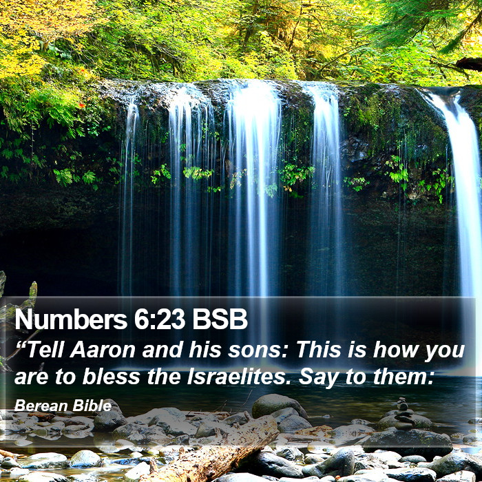 Numbers 6:23 BSB Bible Study