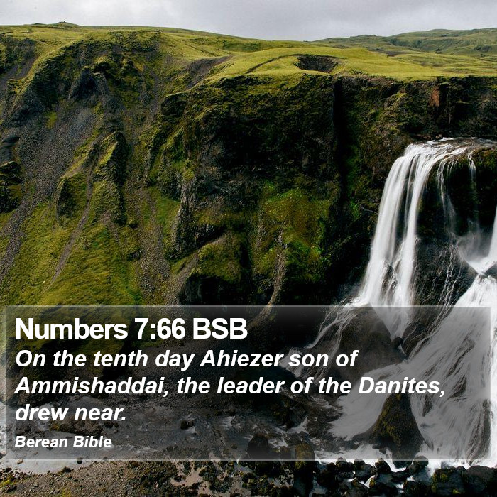 Numbers 7:66 BSB Bible Study