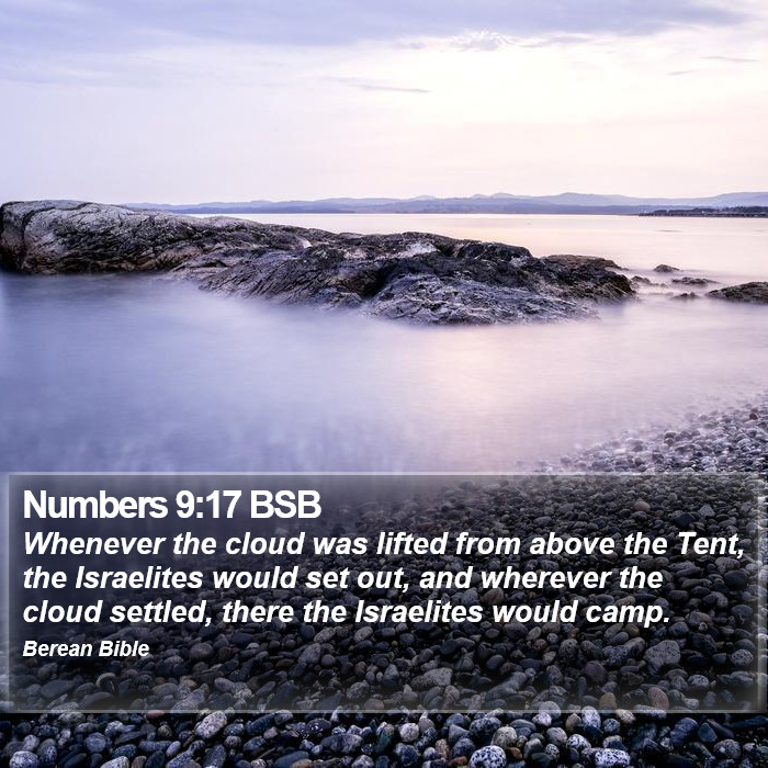 Numbers 9:17 BSB Bible Study