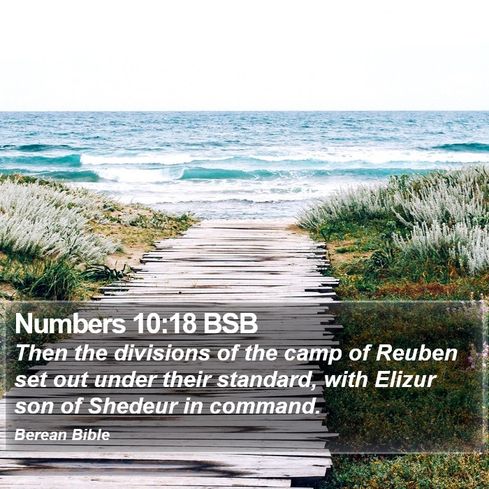 Numbers 10:18 BSB Bible Study