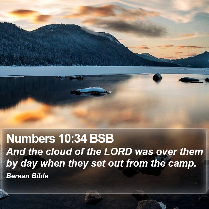 Numbers 10:34 BSB Bible Study