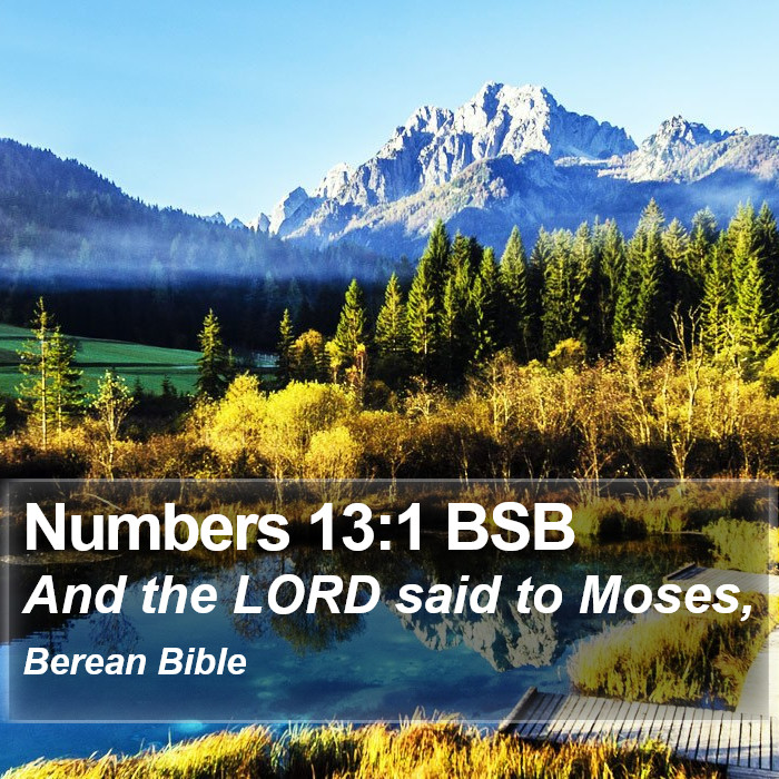 Numbers 13:1 BSB Bible Study