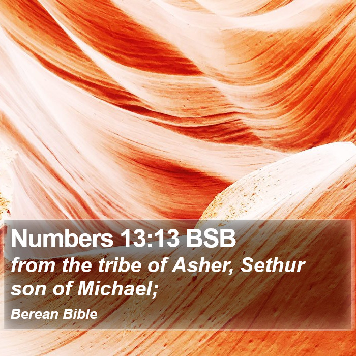 Numbers 13:13 BSB Bible Study