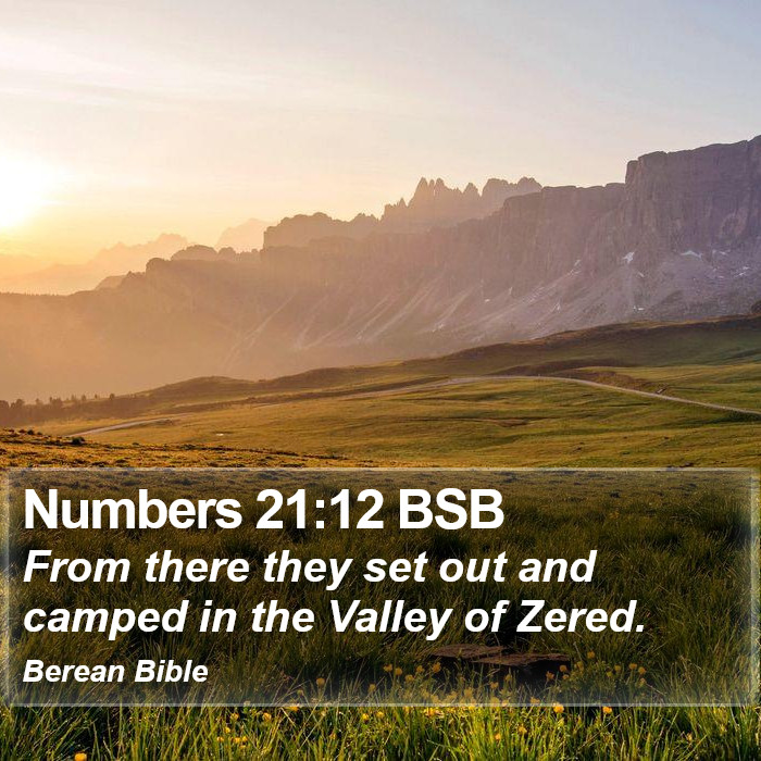 Numbers 21:12 BSB Bible Study