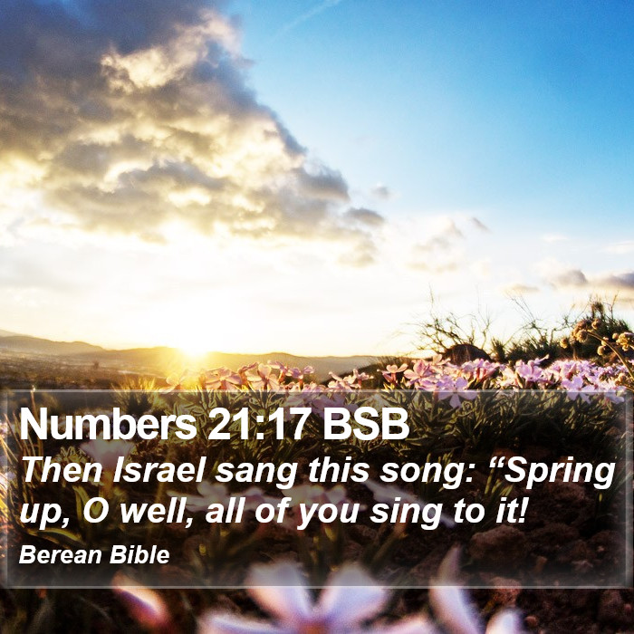 Numbers 21:17 BSB Bible Study