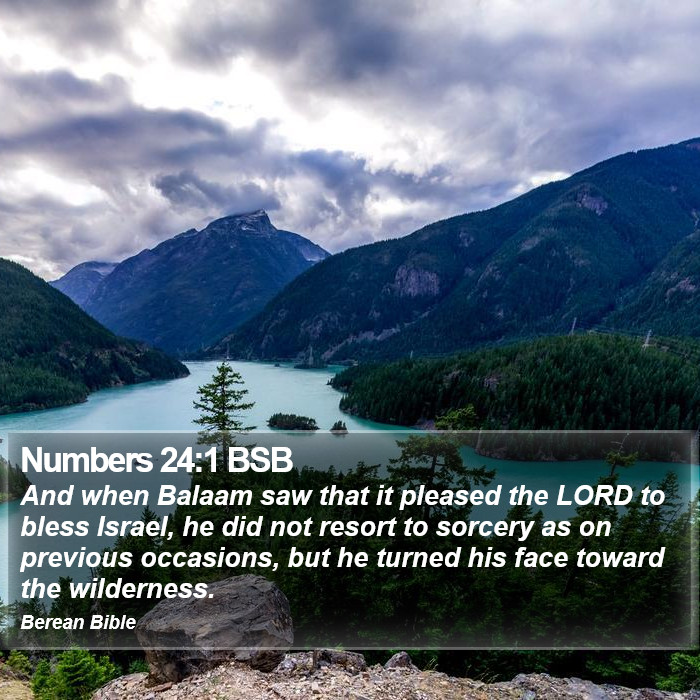 Numbers 24:1 BSB Bible Study