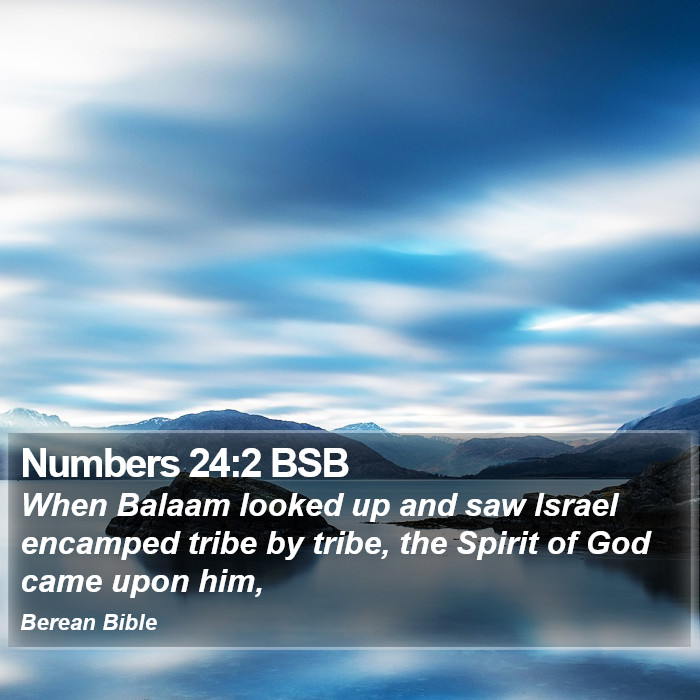 Numbers 24:2 BSB Bible Study