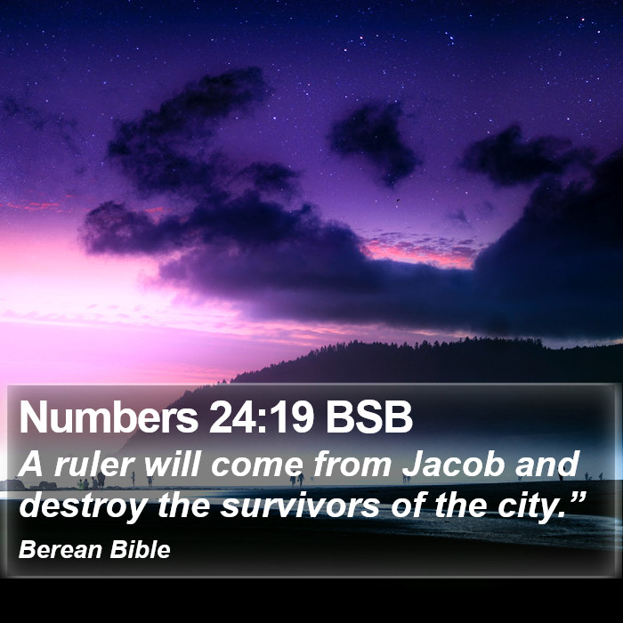 Numbers 24:19 BSB Bible Study