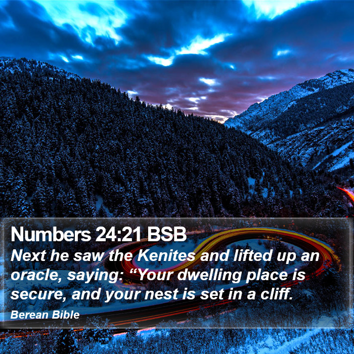 Numbers 24:21 BSB Bible Study