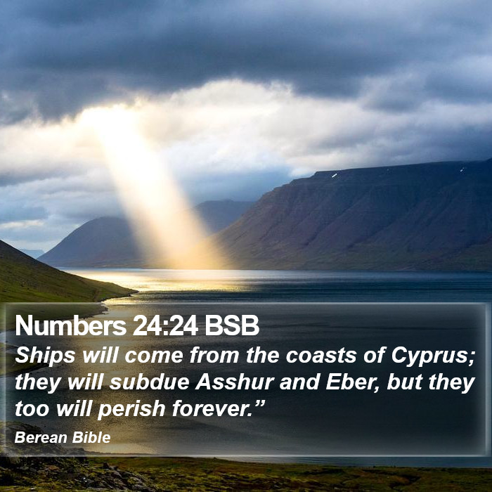 Numbers 24:24 BSB Bible Study