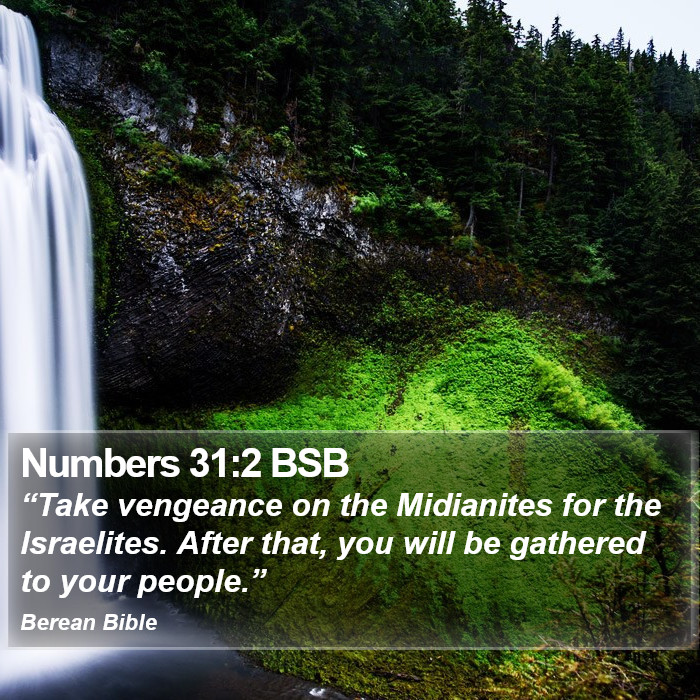 Numbers 31:2 BSB Bible Study