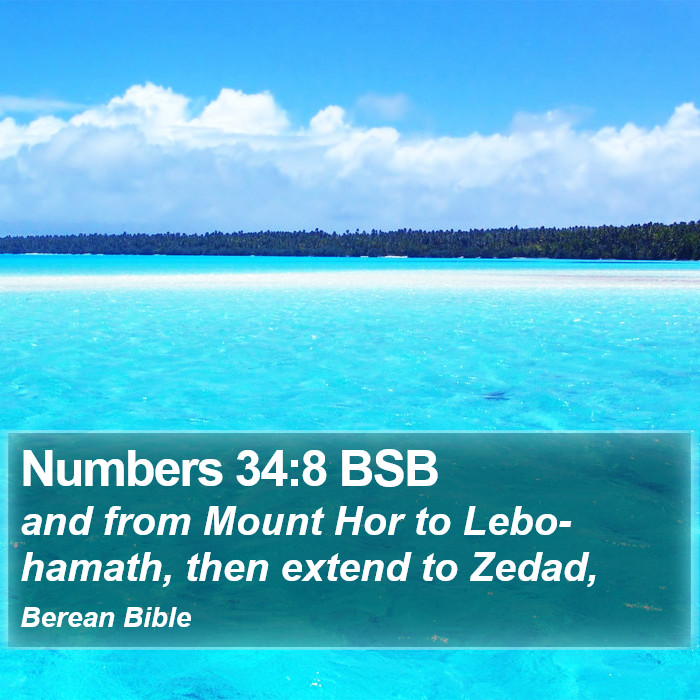 Numbers 34:8 BSB Bible Study