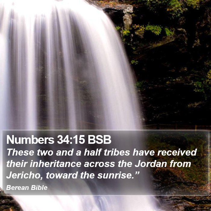 Numbers 34:15 BSB Bible Study