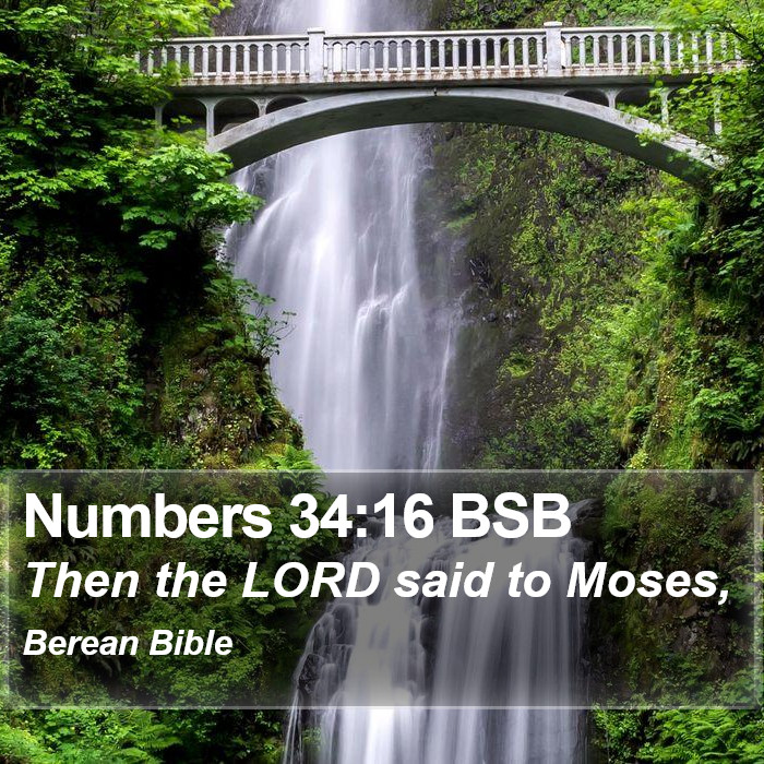 Numbers 34:16 BSB Bible Study